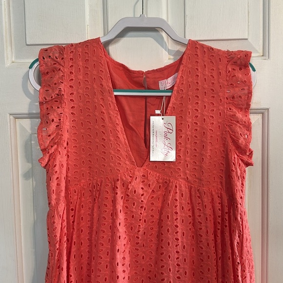 NWT Coral Pink Lily Dress size medium - Picture 2 of 4